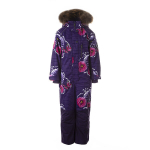 Huppa T&uuml;drukute talvekombe JETTA, Lilac Pattern/ Dark Lilac, 128 cm