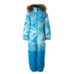 Huppa Laste talvekombe WILLE, arctic blue pattern/ arctic blue
