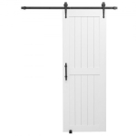 Liuglev lautuks, 76.2x213.4 cm, valge, MDF-paneel