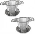 Teeinfuser, roostevabast terasest, 2 tk pakis
