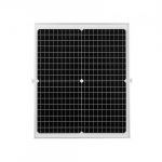 P&auml;ikesepaneeli akulaadija, 30W 12V, 47.8x41.8x2 cm, veekindel