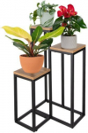 ISO TRADE Lillealused 67cm Moodne metallist 3 tasandit