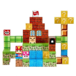 Magnetilised ehitusklotside komplekt, 100 osa, 2x2x2 cm, STEM m&auml;nguasi