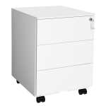 Leobert OFC63WT Metallist &ouml;&ouml;kapp sahtlitega &ndash; valge