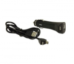 Cmx universaalne USB autolaadija 2 porti (12V/3A), 2xUSB-A, USB-Mini, USB-Micro, must