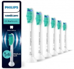 Elektrilise hambaharja otsik Pack of 6 Brush Heads - PHILIPS - HX6016/87 - C1 White