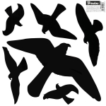 Kleebised lindude peletamiseks Bradas SCARE, 6 tk. / 10 lehte