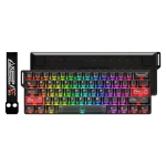 DAREU COOL60 60% Hall Effect m&auml;nguklaviatuur, matt l&auml;bipaistvad klahvid, must