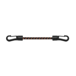 Elastne kinnituskumm konksudega Bradas BUNGEE CORD LOCK HOOK, 25 tk, 40 cm, must