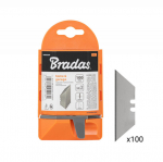 Vahetatavad trapetsikujulised terad dosaatoris Bradas, 19 mm, NEUTRAL, 100 tk.