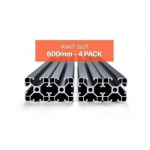 Alumiiniumprofiil 4040 &ndash; Lineaarjuhik 600 x 40 x 40 mm (4 tk komplekt)