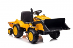 Elektriline traktor koos haagisega S617, kollane