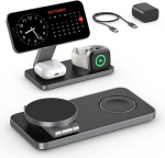 Laadimisjaam 3-in-1, &uuml;hilduv MagSafe'iga, must