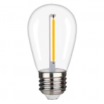 LED Dimmable kiudlambi pirn E27, S14, 1W, 100lm, 2700K, 360&deg;