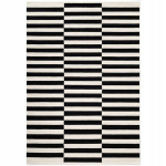 Hanse Home Donna Villane Vaip Must Naturaalne Valge 120x180