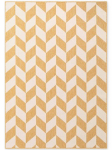 Ted Baker Haringey lameda koega kahepoolne vaip Terrick, ooker ja valge 200x300