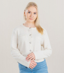 Zabaione naiste jakk JA44NICE JK*01, kreem 4068696349700