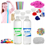 Lima valmistamise komplekt PVA-liimiga, 13 &uuml;hes, Gleivių (slime) gaminimo rinkinys su PVA klijais 13 viename XXL