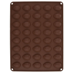 Silikoonist koogivorm apelsinip&auml;hklid Sillini 33,5x26 cm, Sausainių forma silikoninė oranžinė rie&scaron;utai SILLINIE