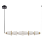 Elegantne rippvalgusti SANSA 11 W LED &ndash; modernne musta v&auml;rvi metallist valgustus