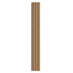 Akustilised seinapaneelid, 240x20x2.1 cm, hele tamm, MDF