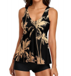 Ujumisriided naistele Durio, must, 2XL