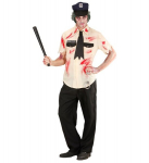 "ZOMBIE POLITSEINIS" (verepleegiline s&auml;rk, p&uuml;ksid, rebenenud lips, m&uuml;ts)