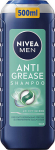 &Scaron;ampoon NIVEA Men Anti Grease 500 ml rasusele peanahale igap&auml;evaseks kasutamiseks
