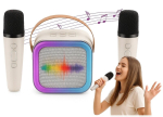 Laste karaokekomplekt juhtmevaba k&otilde;lari ja kahe mikrofoniga