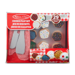 Puidust k&uuml;psisem&auml;ngukomplekt Melissa & Doug L&otilde;ika ja k&uuml;pseta 12 k&uuml;psist + 12 katet + k&ouml;&ouml;giriistad