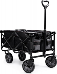 Kokkupandav metallist aia- ja transpordik&auml;ru 75L teleskoopk&auml;epidemega 60 kg BDCWBK01-XJ must Black & Decker
