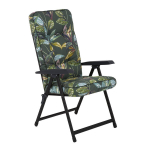 Lamamistool aeda &ldquo;Patio Lena Black Edition&rdquo; lillelise istmepadjaga, kokkupandav raam