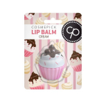 Huulepalsam Cosmepick Cream Cupcake 6 g niisutav l&auml;bipaistev hooldus