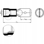 Isoleeritud muhv Wi 6,3-2,5/0,8 Pcv, 100 tk.