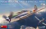 Liimitav mudel MiniArt 48040 Focke-Wulf Fw 190D-9. Mimetall Prod. Jagdgeschwader 301 1/48