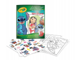 V&auml;rvimiskomplekt CRAYOLA Lilo ja Stitch kleepsuv&auml;rviraamat, 32 lehek&uuml;lge + 4 kleepsulehte