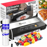 Automaatne toidu vaakumpakendaja 110 W koos kile ja adapteritega, Vakuumavimo aparatas maistui automatinis 110 W su plėvele ir adapteriais