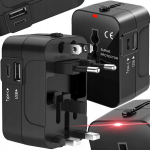 Reisiadapter USA UK USB-C-ga PD, Kelioninis adapteris USA UK su USB-C PD