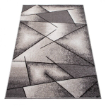 Seta Hali Perlage kaasaegne vaip Polygons beež-hall 80x150 cm
