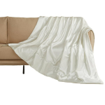 Pehme kahepoolne pleed voodikate 150x200 cm Valge, 150x200 cm