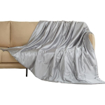 Pehme kahepoolne pleed voodikate 150x200 cm, Hall, 150x200 cm