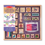 Templite komplekt Melissa & Doug Stamp-a-Scene Fairy Garden puust templid pestava tint