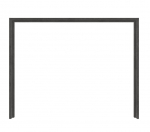 M&ouml;&ouml;blitarvik Forte Cismon LUXZ01 tumehall riidekapi viimistlusriba