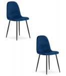 S&ouml;&ouml;gitoolid Leobert PADVA samet tumesinine mustade jalgadega, komplekt 2 tk