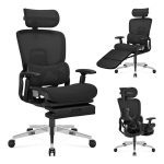 Mark Adler 9.3 black ergonoomiline tool jalatoega &ndash; v&otilde;rkkangas, reguleeritav