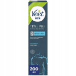 Veet Men Total Pro Kreem Karvade Eemaldamiseks Depilatsiooniks Tundlikule Nahale 200 Ml