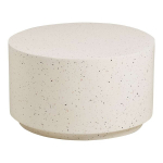 Diivanilaud Bonn 70x70x40 cm helevalge fiberclay