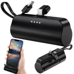 Varutoiteallikas (Power Bank) V&auml;line aku, Rivex B15, 5000mAh, Must