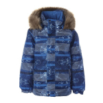Huppa Poiste talvejope MARINEL, Blue Pattern