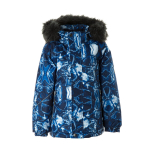 Huppa Poiste talvejope ANTE, navy pattern